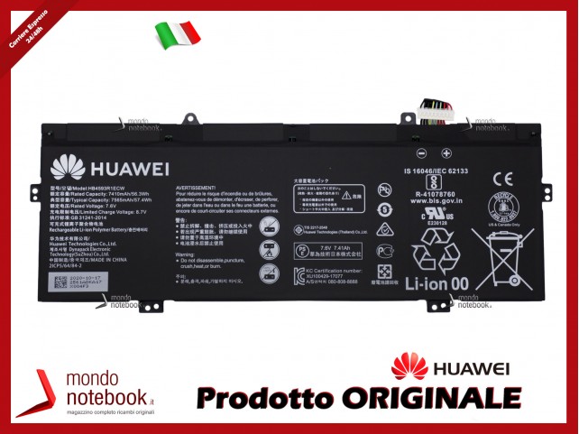 Batteria Originale HUAWEI Honor Magicbook, Matebook X Pro