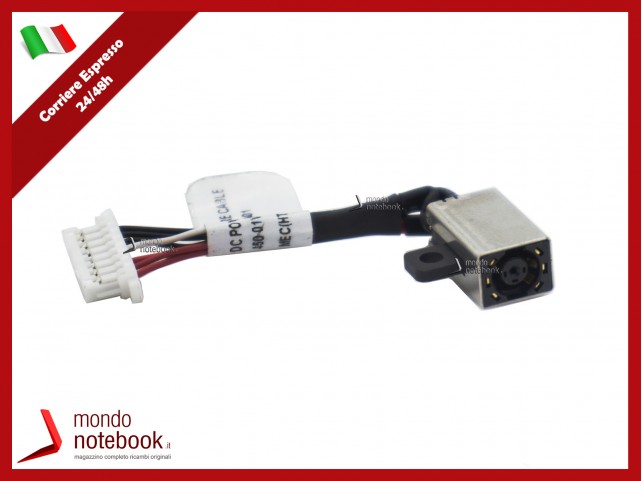 Connettore di Alimentazione DC Power Jack DELL Inspiron 11-3000 13-7000 (Versione 2) ~ 4,5 Cm