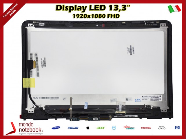 Display Completo di Touchscreen per HP Pavilion x360 13-U 13T-U M3-U (Full HD)