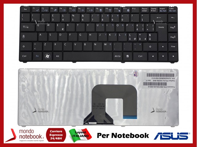 Tastiera Notebook ASUS N20 N20A N20H S121 S121E