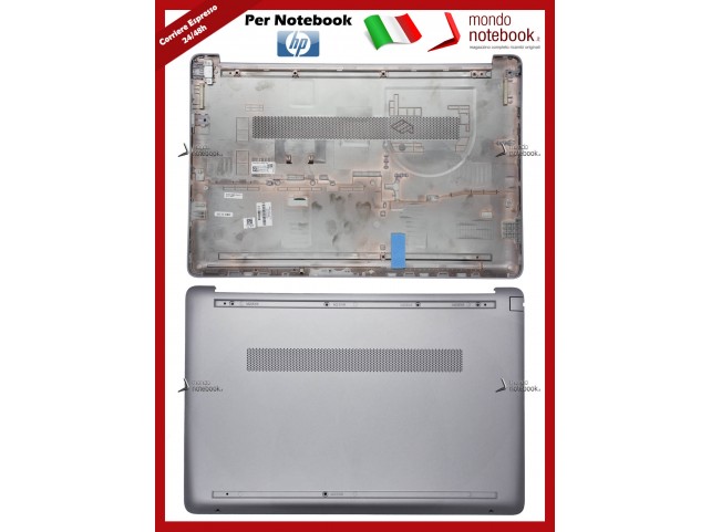 Bottom Case Scocca Cover Inferiore HP 250 255 G8 G9 (Silver) - M31084-001 Versione con porta etherne