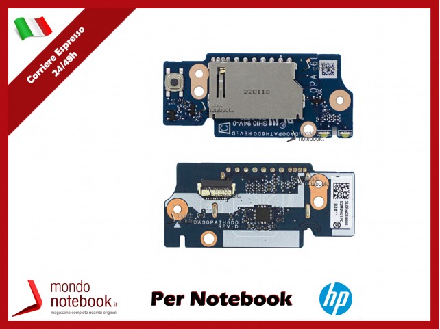 SD Card Reader Board HP 14s-dq 14s-dq0003sl