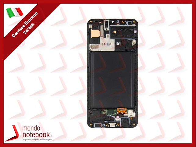 DISPLAY LCD OLED + FRAME ALTA QUALITÀ SAMSUNG GALAXY A30S SM A307F TOUCH VETRO