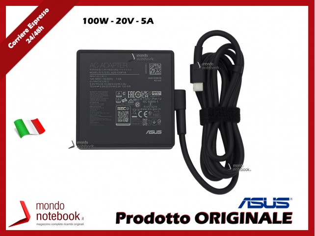 Alimentatore Originale ASUS 100W 20V 5A USB TYPE C