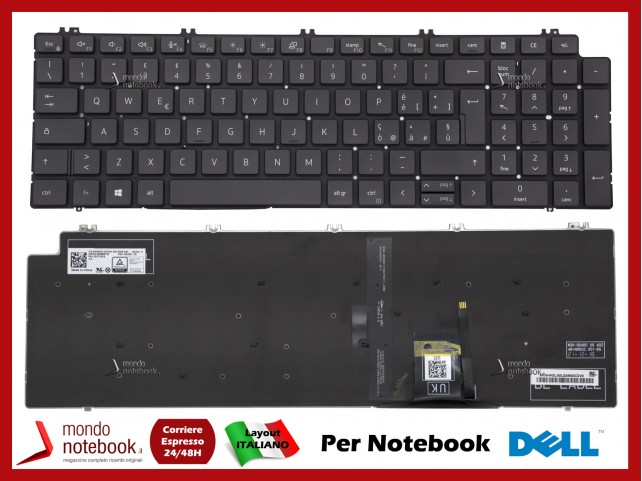 Tastiera Notebook DELL Precision 7550 7560 7750 7760 (Italiana) M8M7D