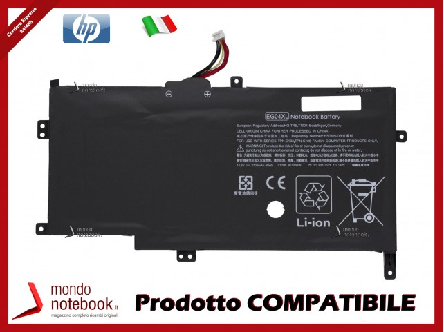 CoreParts MBXHP-BA0188 Laptop Battery For HP 60WH 4Cell Li-Pol 14.8V 2.8Ah