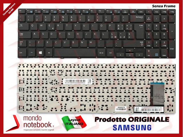 Tastiera Notebook SAMSUNG 370R5e 15.6" (NERA)