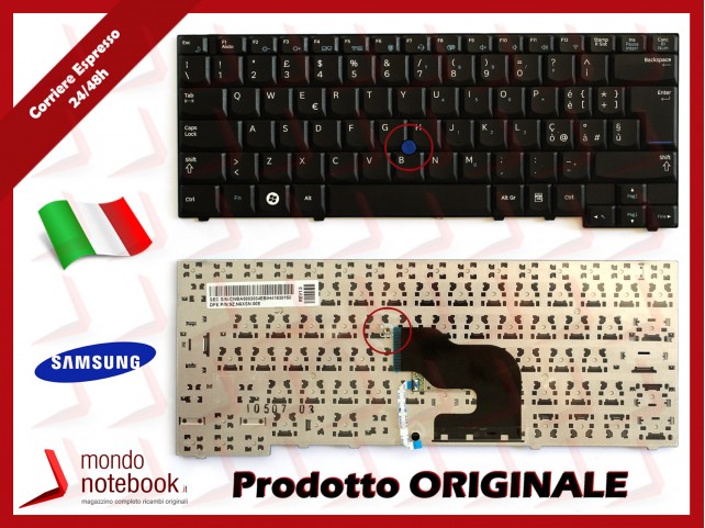 Tastiera Notebook SAMSUNG Aegis 400B2B (Layout ITALIANO)