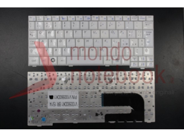 Tastiera Notebook SAMSUNG NC10 NP-N130 (BIANCA) RIGENERATA CON MASTICE BIANCO