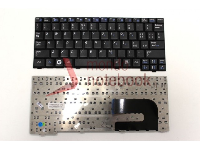 Tastiera Notebook SAMSUNG NC10 NP-N130 (NERA) con ADESIVI LAYOUT ITA