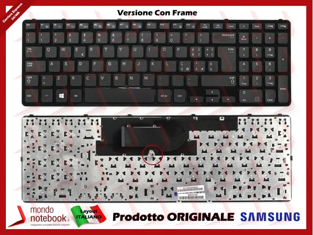 Tastiera Notebook SAMSUNG NP350E5C (NERA) Italiana BA75-04304E