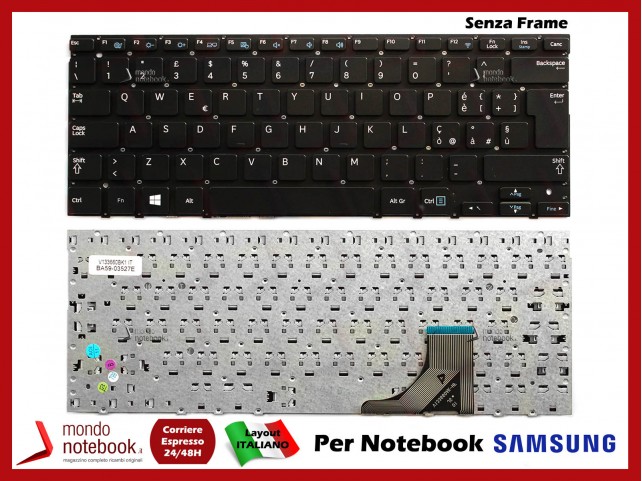 Tastiera Notebook SAMSUNG Np530u3b Np530u3c 535U3c (SENZA FRAME)