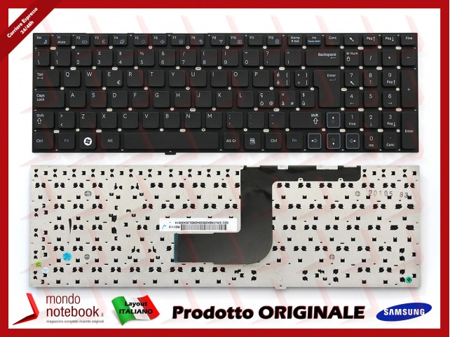 Tastiera Notebook SAMSUNG RV511 RV520 (NERA) (SENZA FRAME)