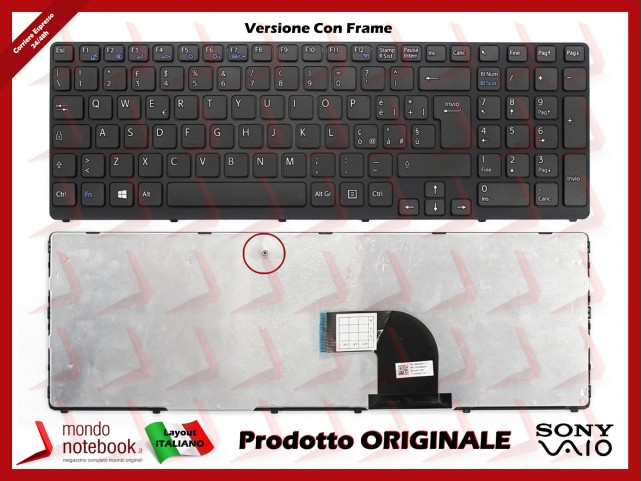 Tastiera Notebook Sony SVE17 (NERA) Italiana
