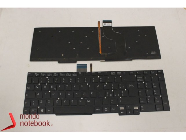 Tastiera Notebook Sony SVT15 (NERA) (RETROILLUMINATA)