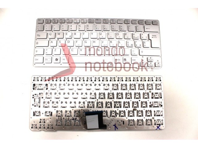 Tastiera Notebook Sony VPC-CA (SILVER) (SENZA FRAME) Italiana