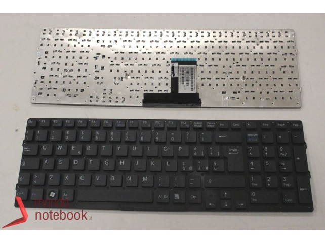 Tastiera Notebook Sony VPC-EC (NERA) SENZA FRAME