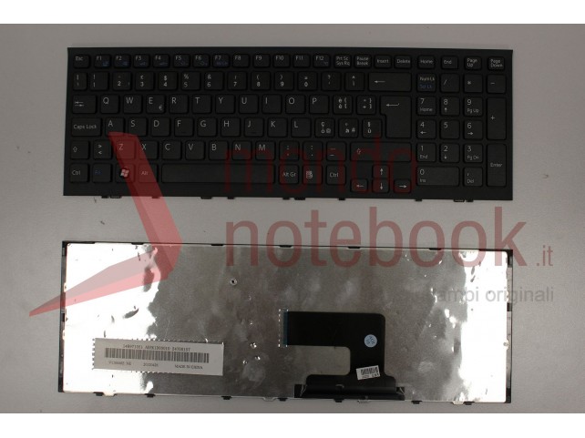 Tastiera Notebook Sony VPC-EH PCG-71911M (NERA) con ADESIVI LAYOUT ITA