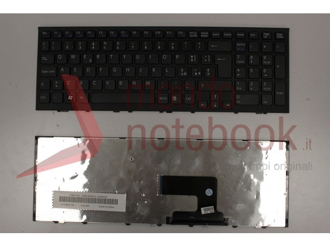 Tastiera Notebook Sony VPC-EH PCG-71911M (NERA) con ADESIVI LAYOUT ITA