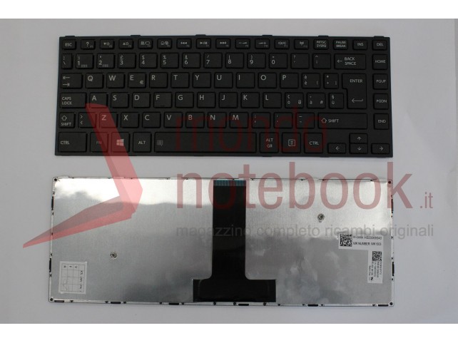 Tastiera Notebook TOSHIBA C40-B NERA FRAME (Win8) Tasti ad Isola