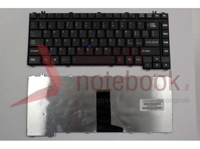 Tastiera Notebook TOSHIBA Satellite A200 M200 L300 L305 A300 (NERA) (con Trackpad) con ADESIVI LAYOUT ITA