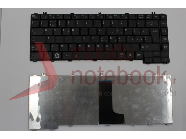 Tastiera Notebook TOSHIBA Satellite C600 C640D C645 L600 L630 L640 L730 L740 (Nera) con Adesivi Layout Italiano
