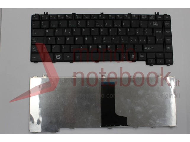 Tastiera Notebook TOSHIBA Satellite C600 C640D C645 L600 L630 L640 L730 L740 (Nera) con Adesivi Layout Italiano