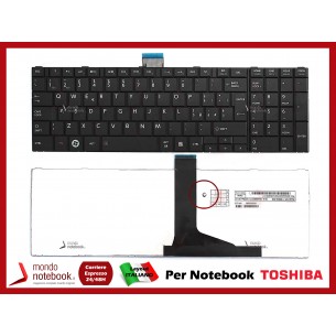 Per i nuovi Toshiba Satellite L655-1EL L655-1EM NERO DI RICAMBIO COMPUTER PORTATILE Tastiera UK 