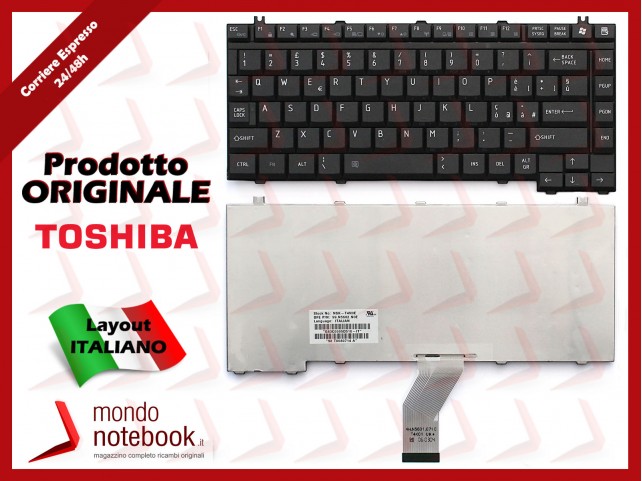 Tastiera Notebook TOSHIBA Satellite M40 A100 A130 A10 A30 A55 A70 M100 P10 P30 (NERA)