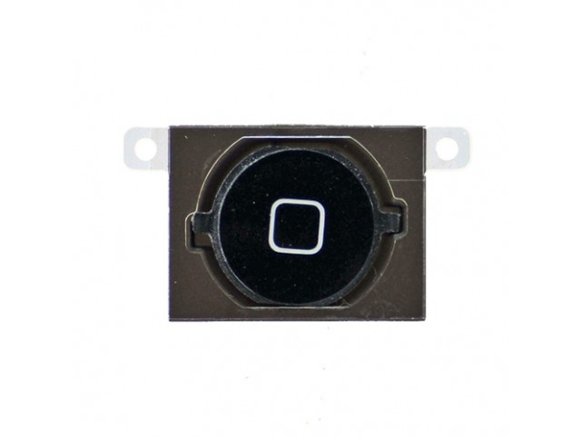 Tasto Home + Guarnizione iPhone 4S Home Button with Spacer (NERO)