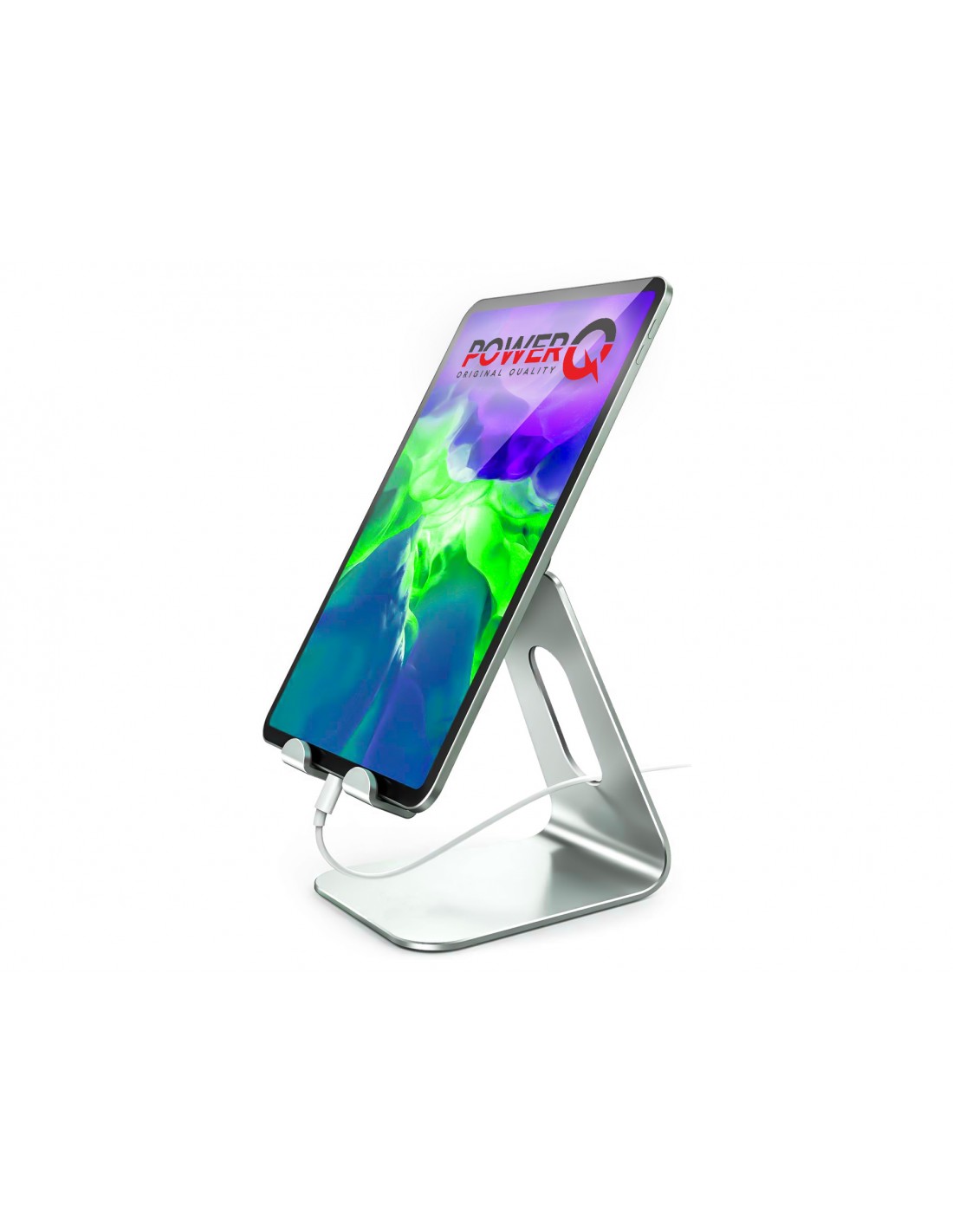 Supporto Regolabile Universale per Smartphone Tablet fino a 13 Dock  Alluminio da Tavolo