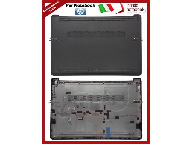 Bottom Case Scocca Cover Inferiore HP 250 255 G8 G9 (Grey) - M31085-001 Versione con porta ethernet