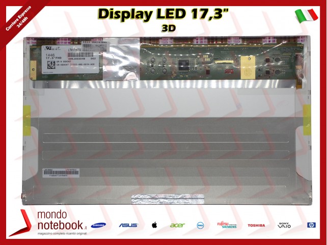 Display LED 17,3" FHD 40 Pin SX 3D