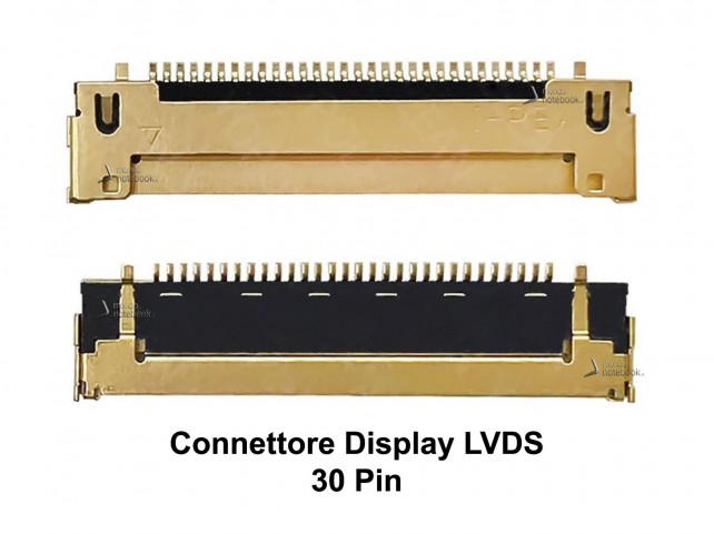 Connettore FPC Display LVDS per MacBook A1278 (2008/11) A1342 (2009/10)(30 PIN)