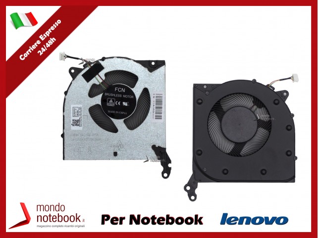 Ventola Fan CPU Lenovo Legion 5-15ARH05H (Lato CPU) 5V