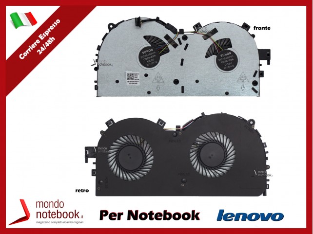 Ventola Fan Lenovo Legion Y520-15IKBN - 5F10N00241 (Vers. GTX 1050)