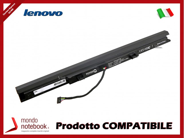 Batteria PowerQ per Lenovo 80SX000UHH 2200 mAh 14.4V P/N 5B10L04160 Nero