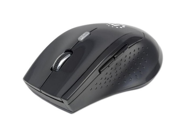 MOUSE Manhattan Ottico Wireless Curve 1600dpi, Nero