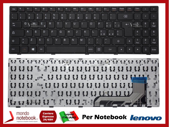 Tastiera Notebook Lenovo Ideapad 100 15 B50-10 (Con tastierino Numerico) ITA