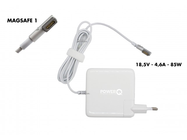 Alimentatore PowerQ per APPLE 85W 18,5V 4,6A A1343 - MagSafe 1