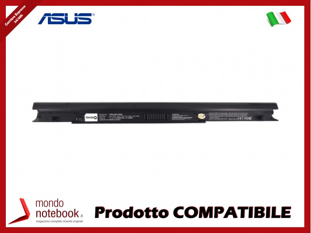 Batteria PowerQ per Asus A46 Ultrabook 2200 mAh 14.4V P/N A31-K56 Nero