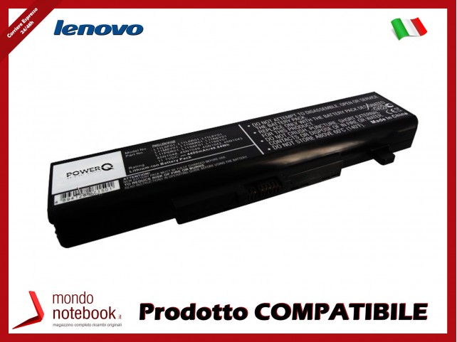 Batteria PowerQ per Lenovo B4308 4400 mAh 11.1V P/N 0A36311 Nero