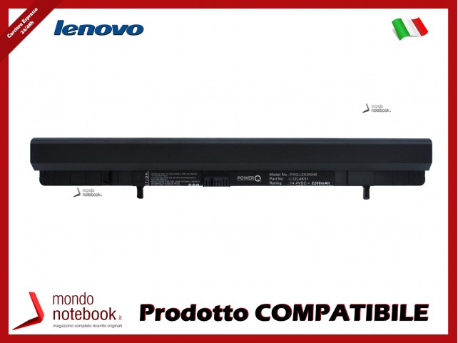 Batteria PowerQ per Lenovo IdeaPad Flex 14 2200 mAh 14.4V P/N 888015451 Nero