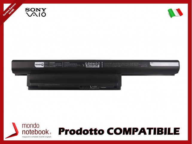 Batteria PowerQ per SOny VAIO VPC-E1Z1E 4400 mAh 11.1V P/N VGP-BPL22 Nero