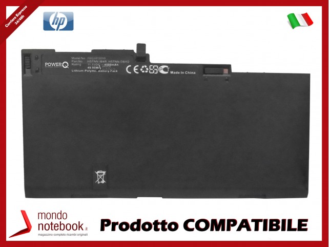 Batteria PowerQ per HP E7U24AA 4500 mAh 11.1V P/N 716723-271 Nero