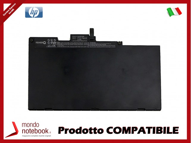 Batteria PowerQ per HP EliteBook 745 G3 3400 mAh 11.4V P/N 800231-141 Nero