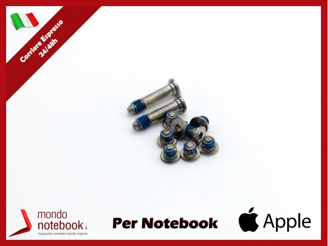 Kit Viti Alloggiamento Bottom Case Apple MacBook Air 13'' A1466 A1369 A1370 A1465 2013 2014 2015