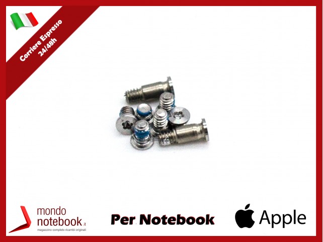 Kit Viti Alloggiamento Bottom Case Apple MacBook Retina 12'' A1534 2015 (Silver) P5 Pentalobe