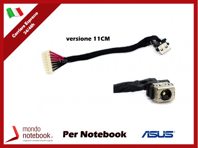 Connettore di Alimentazione DC Power Jack ASUS ROG Strix GL503VD GL503VM GL503GE FX503VD (Vers. 11 C