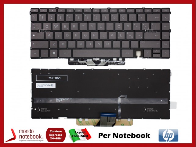 Tastiera Notebook HP Envy X360 13-BA 13-AY13-BD 13-ES (Retroilluminata) Layout Italiano